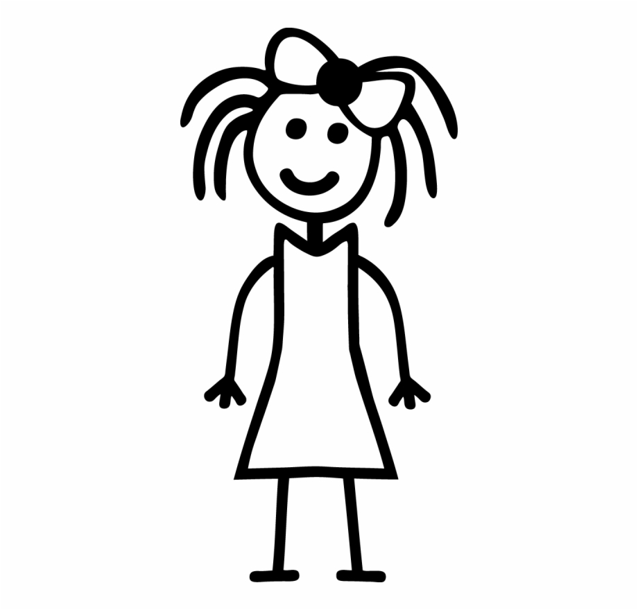 Stick Figure Girl Png Black And White & Free Stick Figure.