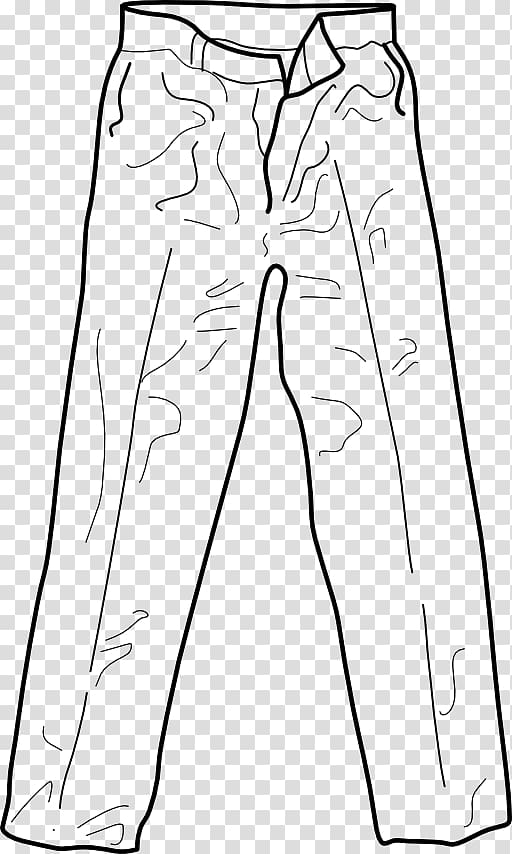 Jeans Sweatpants , trousers transparent background PNG.