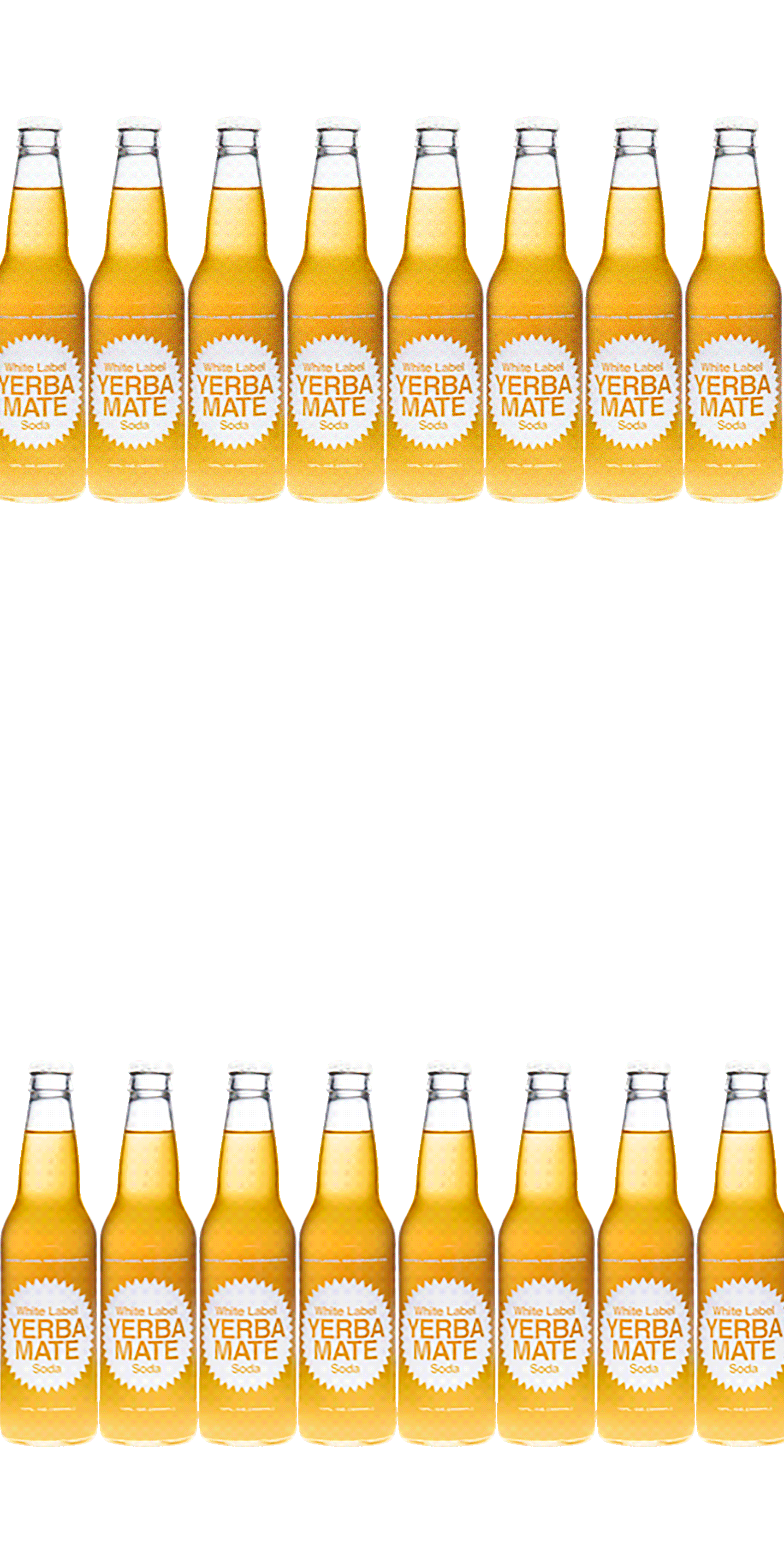 Yerba Mate Bottle Sticker by White Label Yerba Mate Soda for.