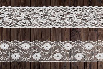 White Lace Borders Clipart.