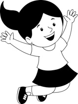 Clipart lady black and white.