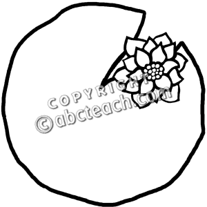 396 Lily Pad free clipart.