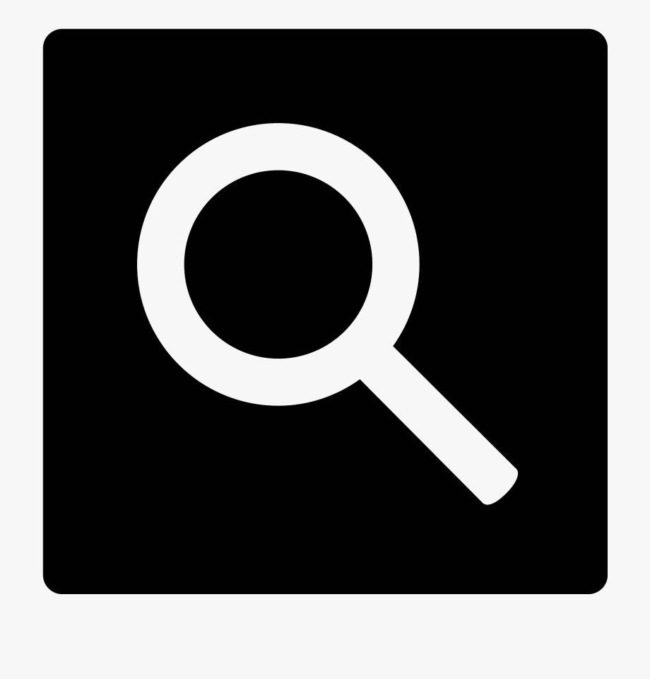 White Magnifying Glass Icon Png.