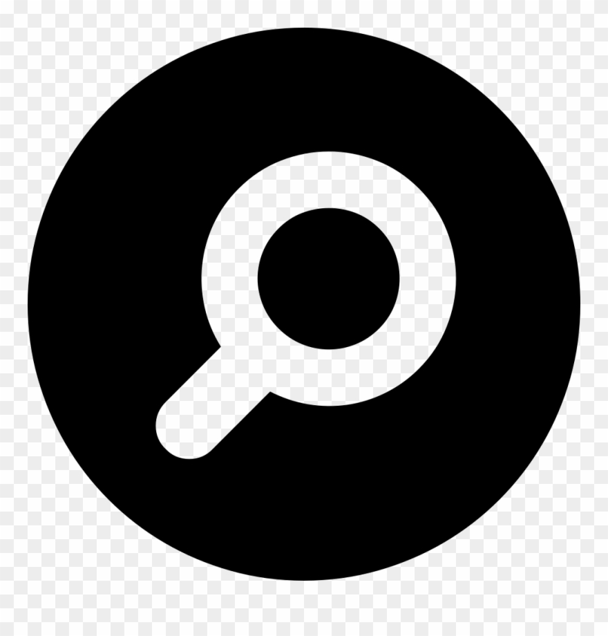 White Magnifying Glass Icon Png Clipart (#2556984).
