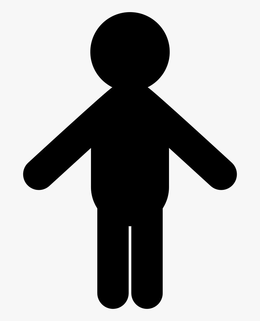 Transparent Man Standing Clipart Black And White.