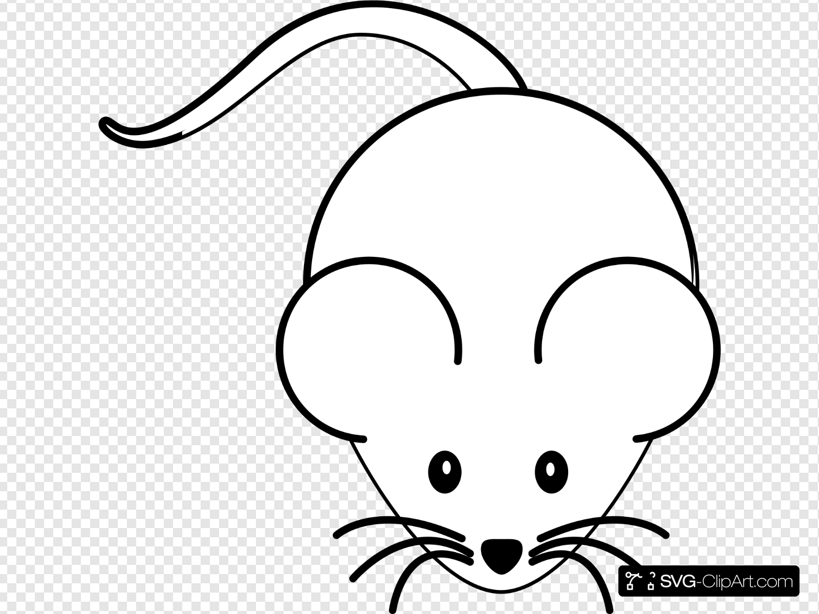 Black And White Mouse Clip art, Icon and SVG.