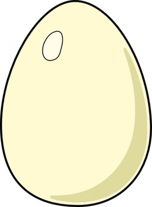 Clipart Egg Black And White.