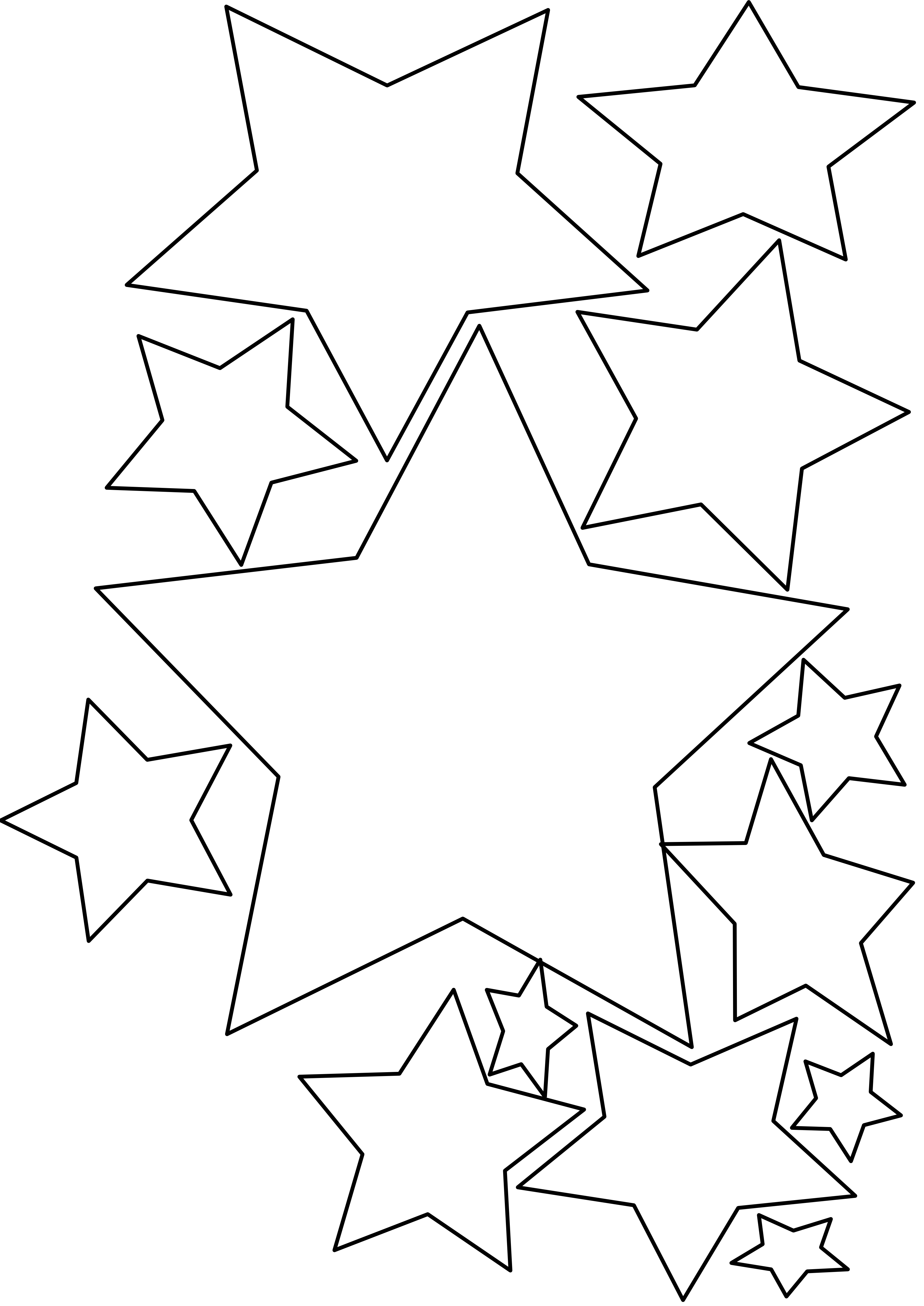 PNG Star Black And White Transparent Star Black And White.
