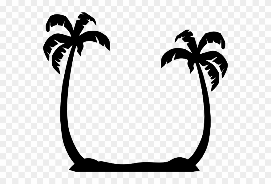 Tall Palm Trees Clip Art.