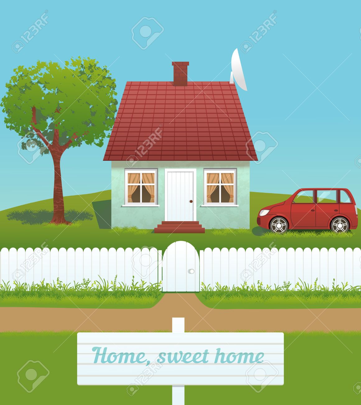 375 Picket Fence free clipart.