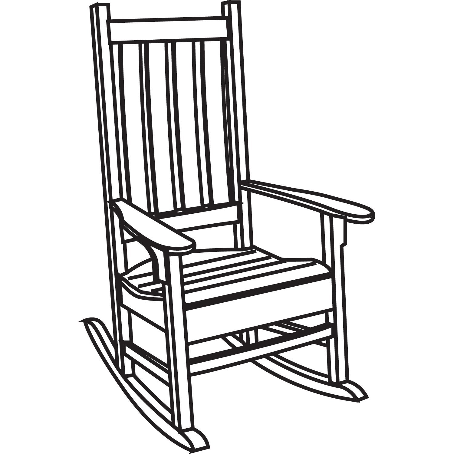 409 Rocking Chair free clipart.