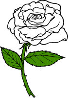 White Rose Clip Art Free.