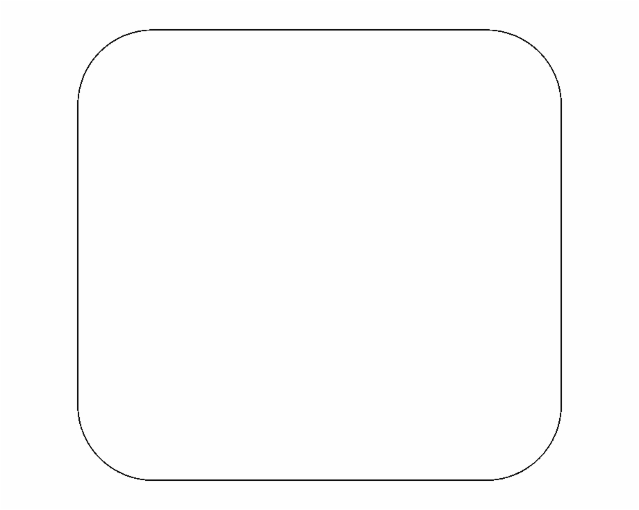 rounded rectangle outline transparent