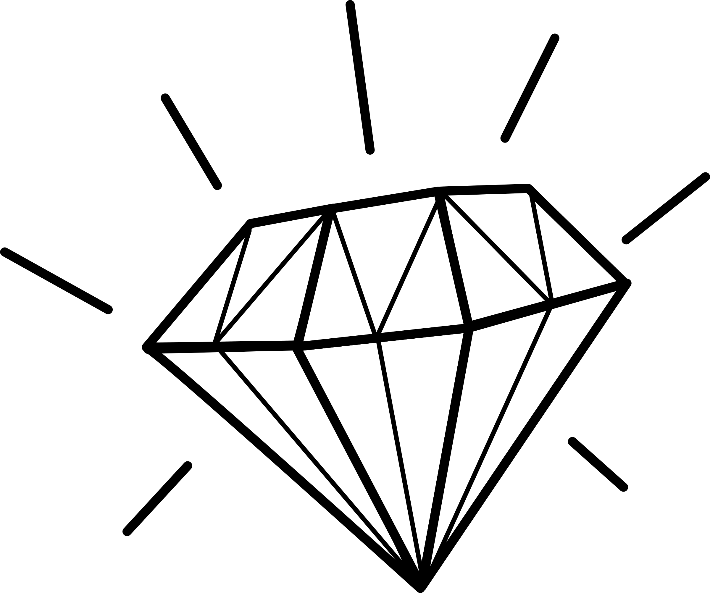 Shiny Diamond Clipart.
