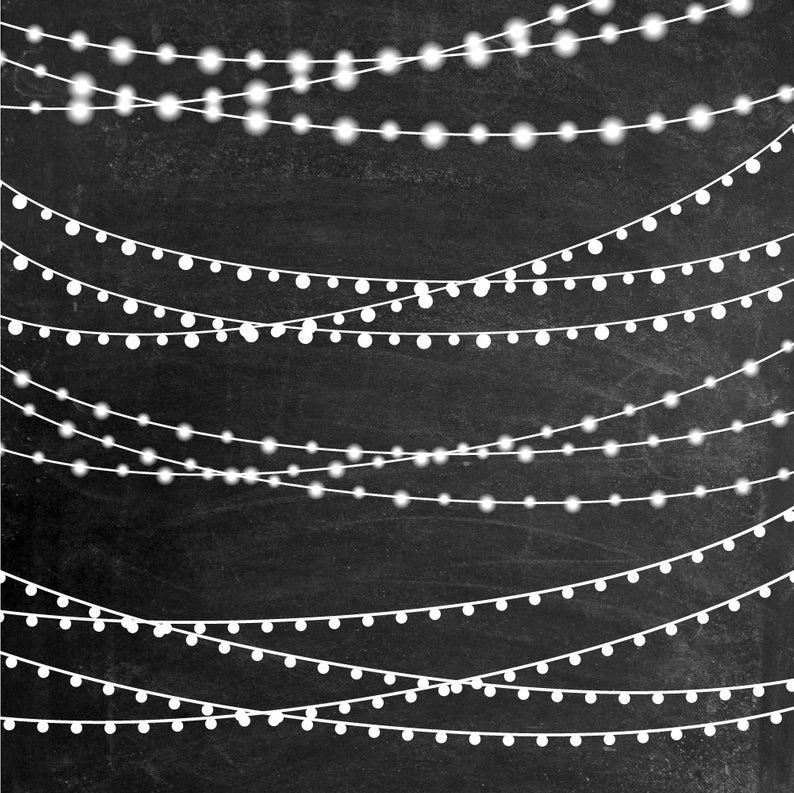 String Lights Clipart.