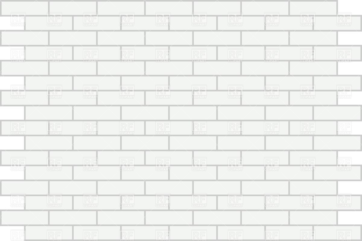 White Brick Wall Clipart.