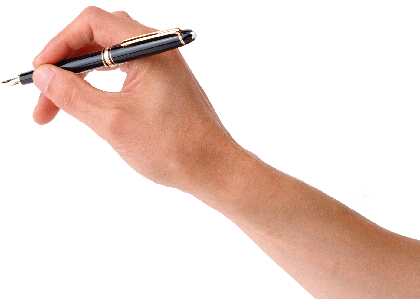 Pen PNG images free download, pen in hand PNG.