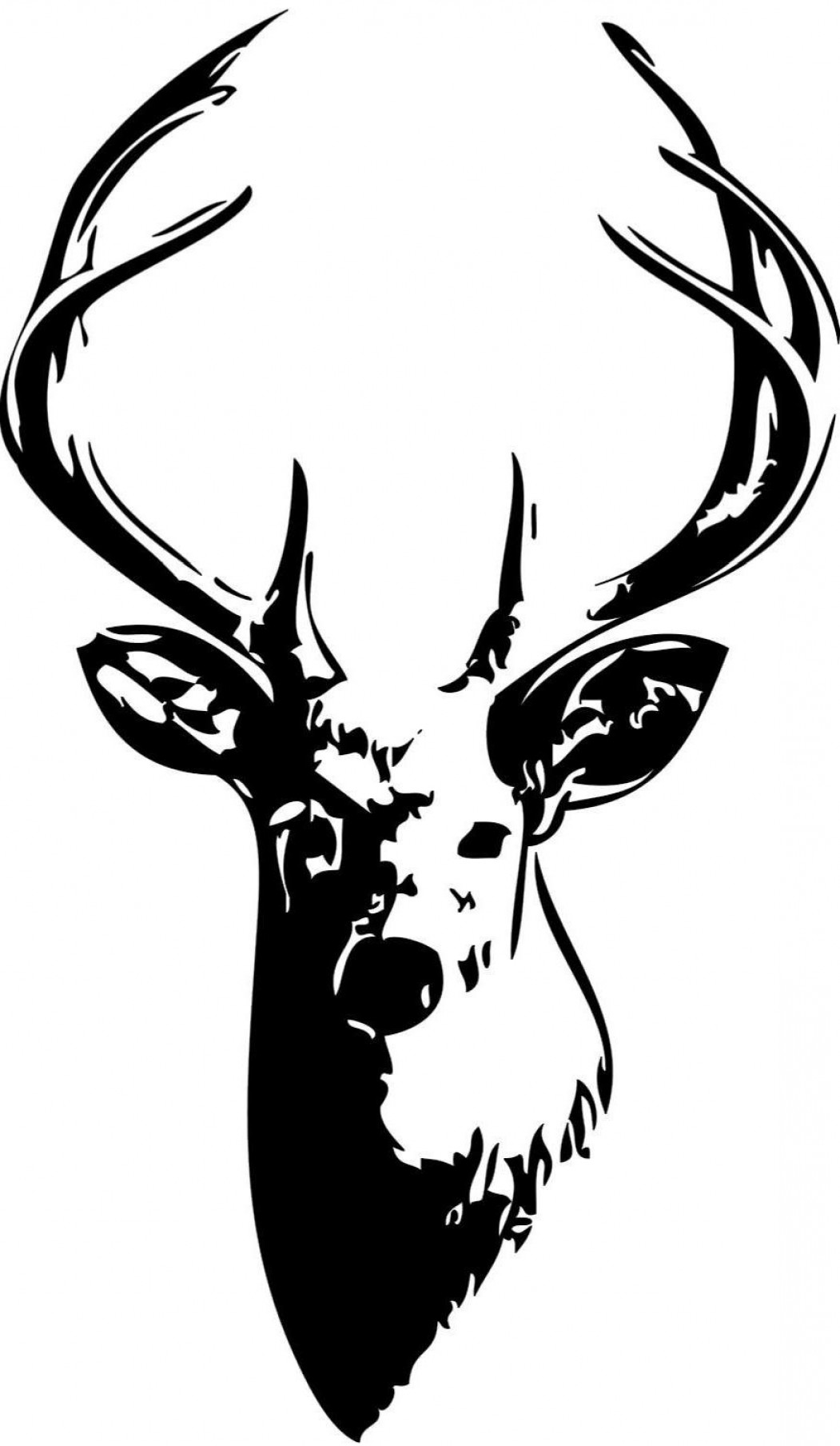 Deer Head Silhouette Svg Free 95+ SVG PNG EPS DXF File