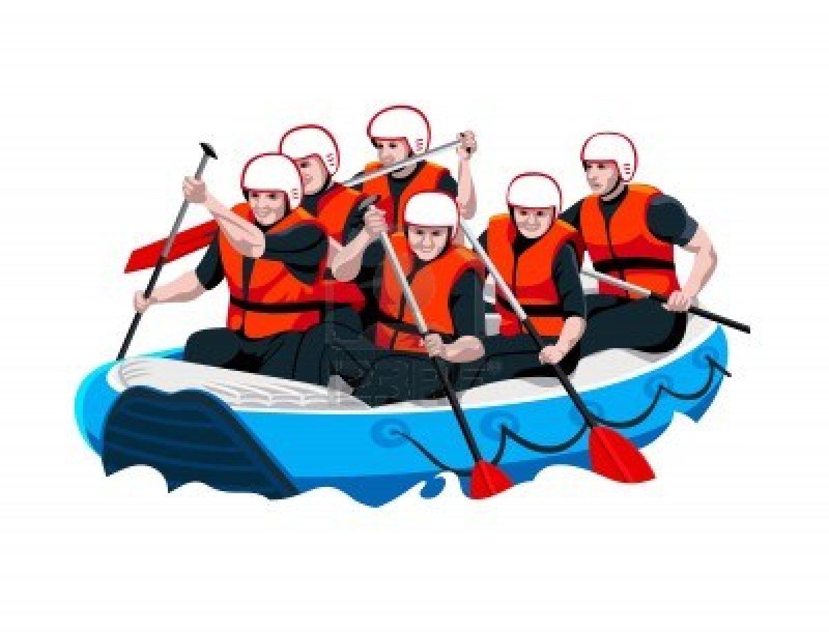 Rafting Clipart.