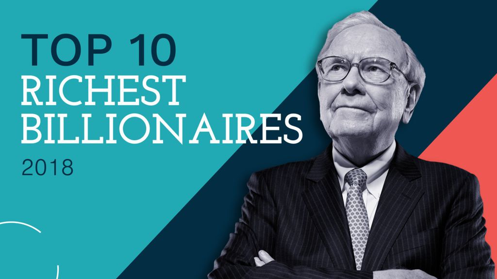 The Top 10 Richest Billionaires 2018.