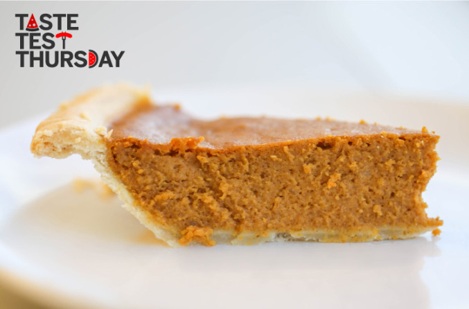 Taste Test Thursday: Pumpkin Pie.