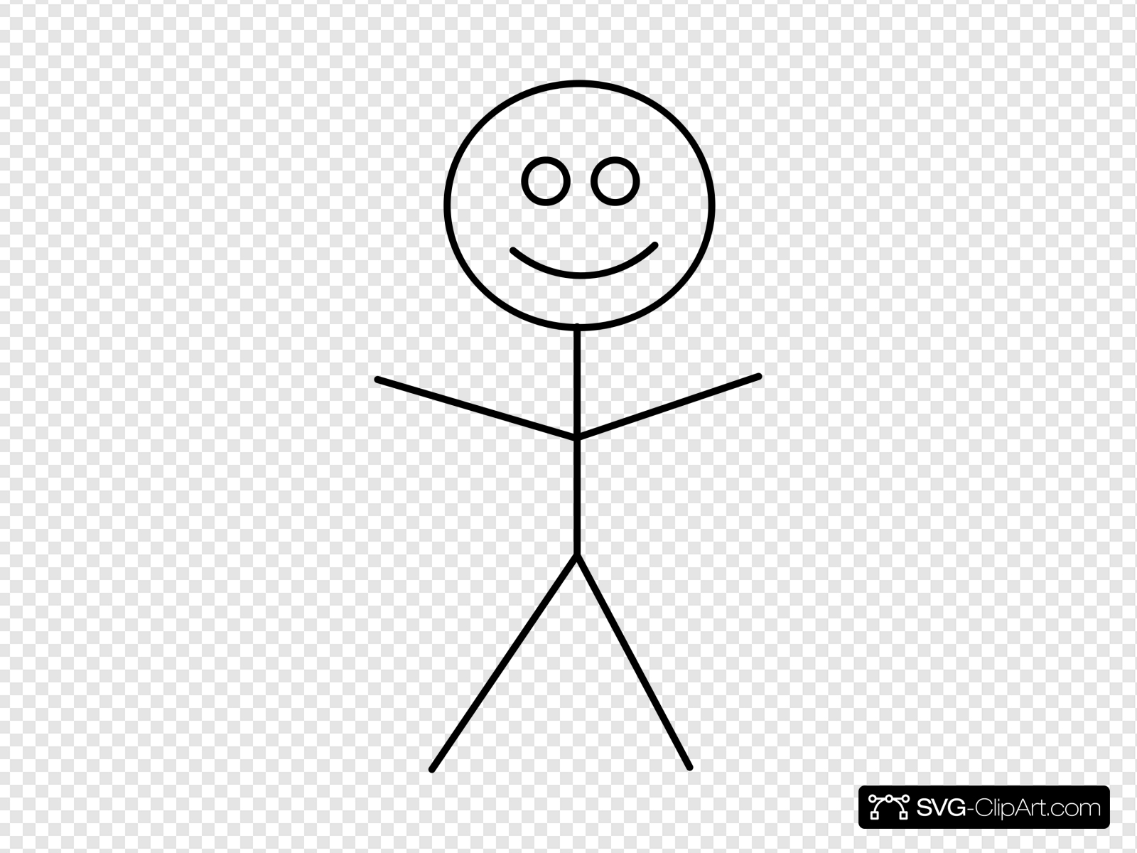 Stick Figure Clip art, Icon and SVG.