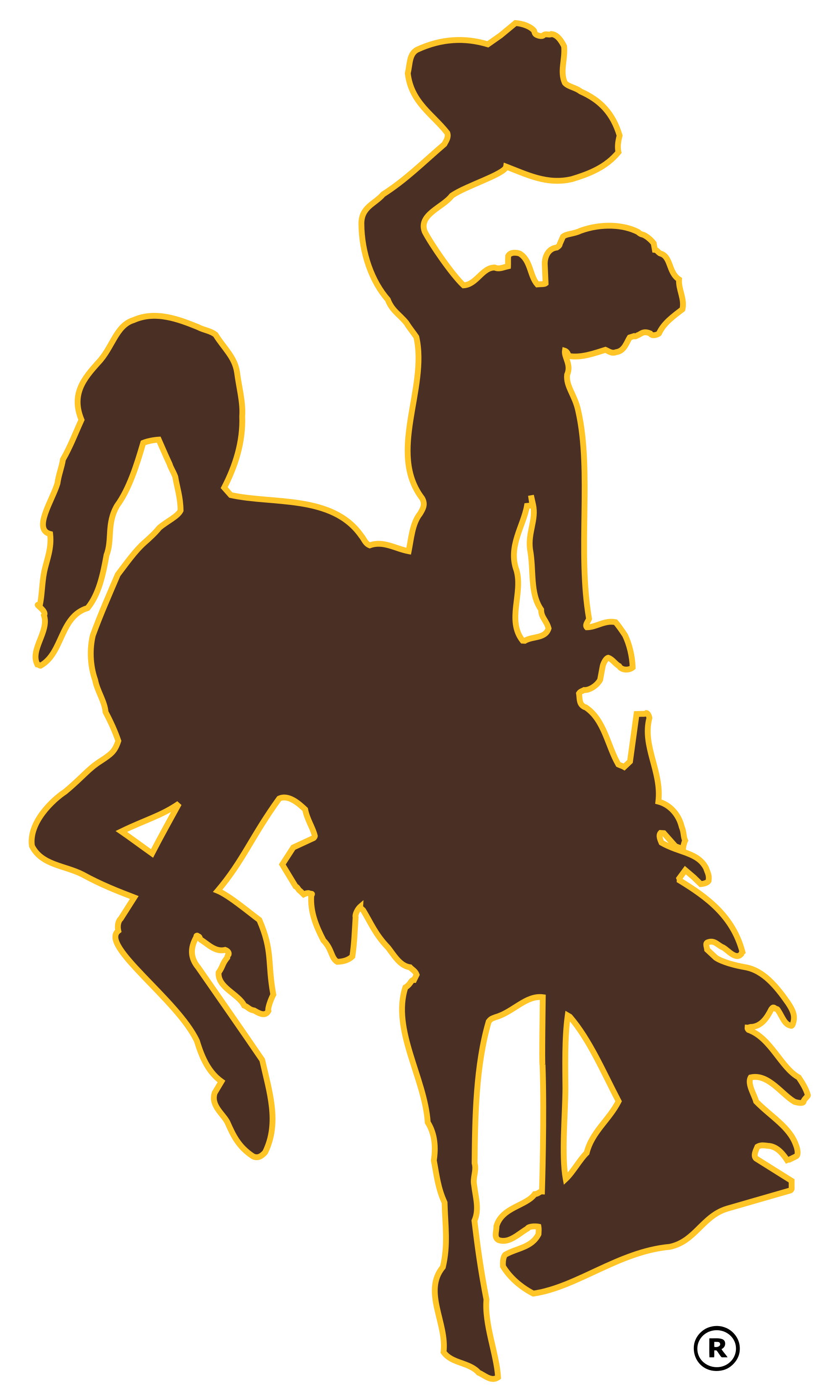 Showing post & media for Wyoming horse symbol.