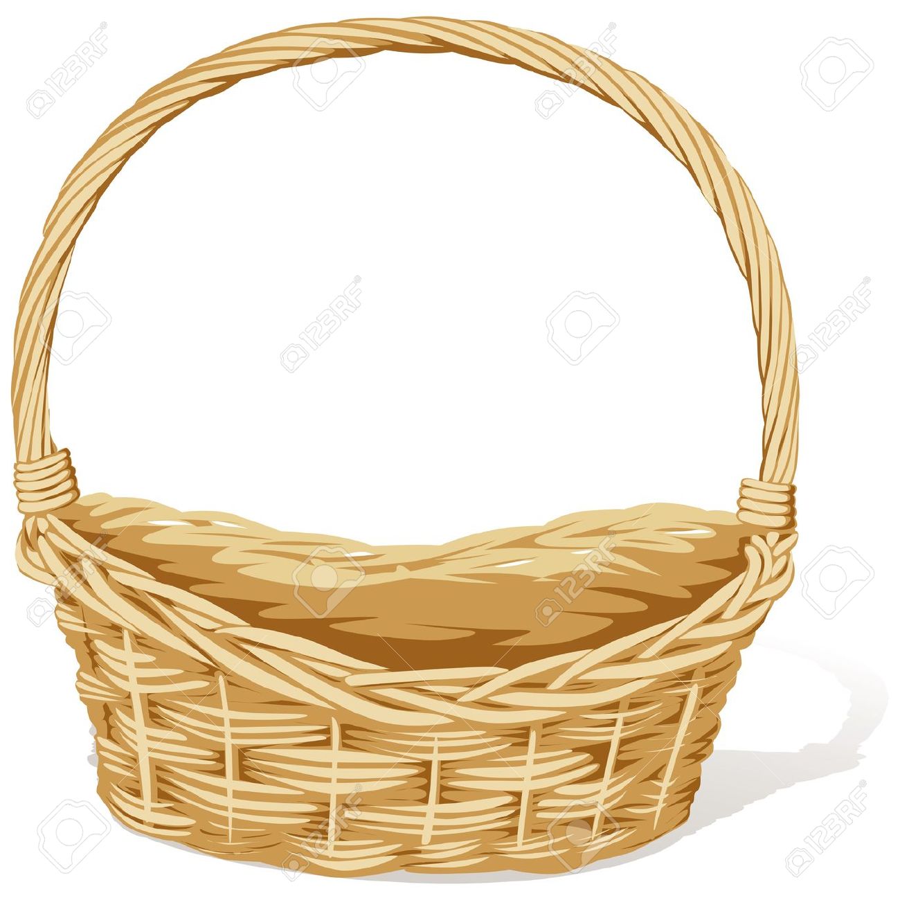 Wicker Basket Stock Photos & Pictures. Royalty Free Wicker Basket.