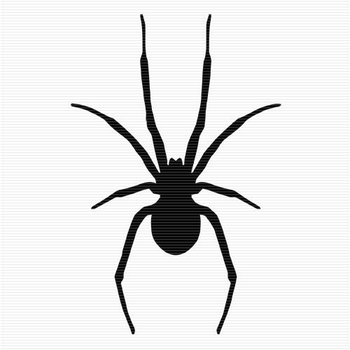Black Widow Spider Clip Art.