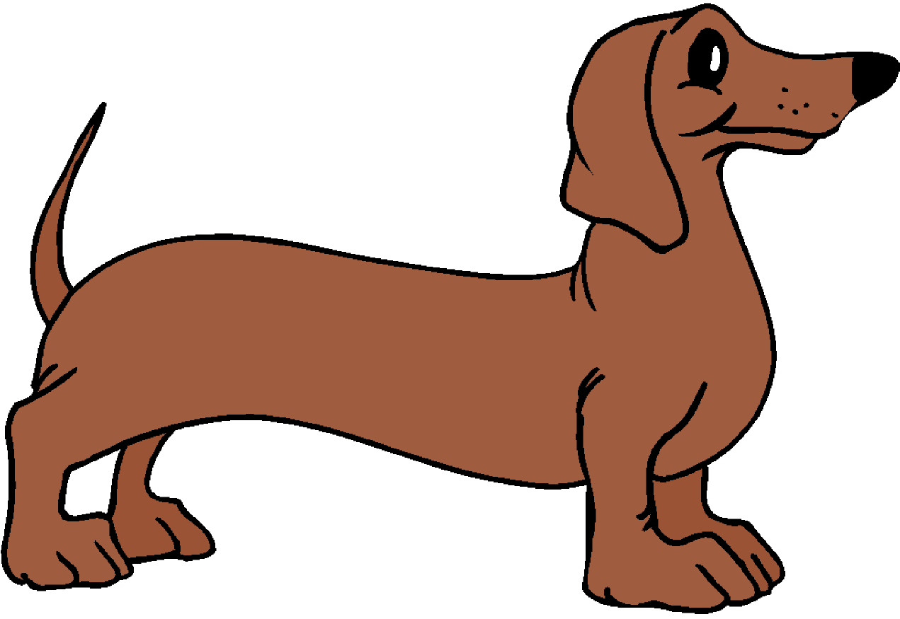 Wiener Dog Clipart.