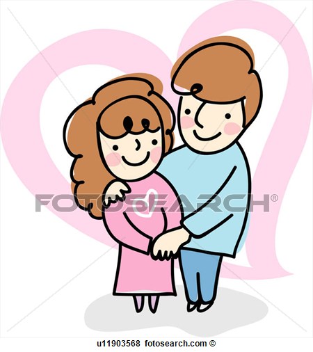 Showing post & media for Cartoon husband and wife clip art.