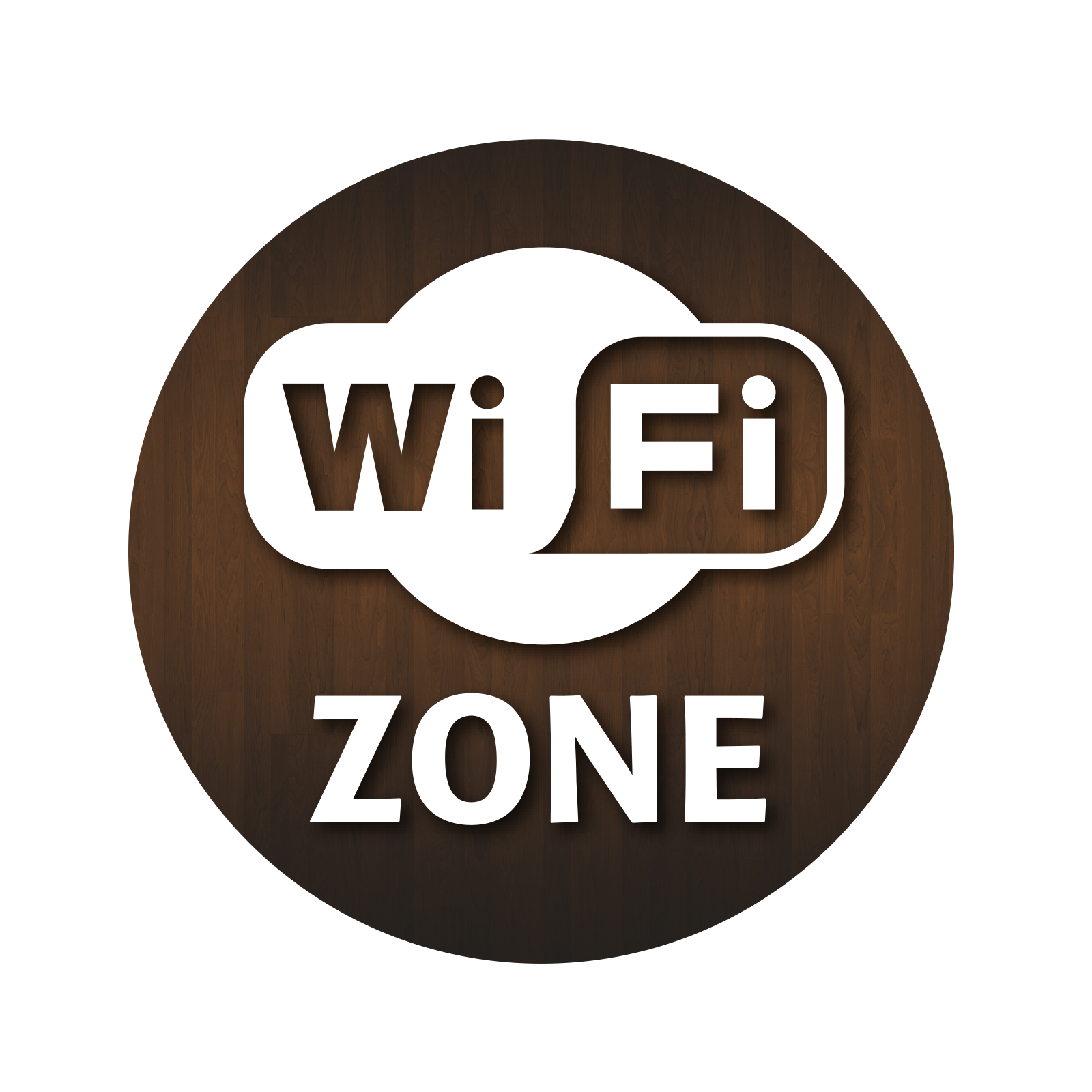 Wifi Zone Window Sticker.