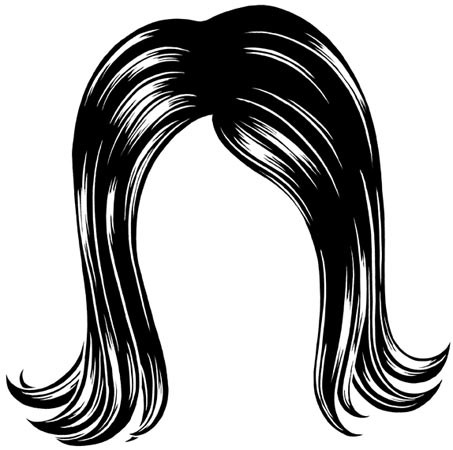 Wig black and white clipart 5 » Clipart Portal.