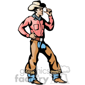 Western Cowboy Clipart.