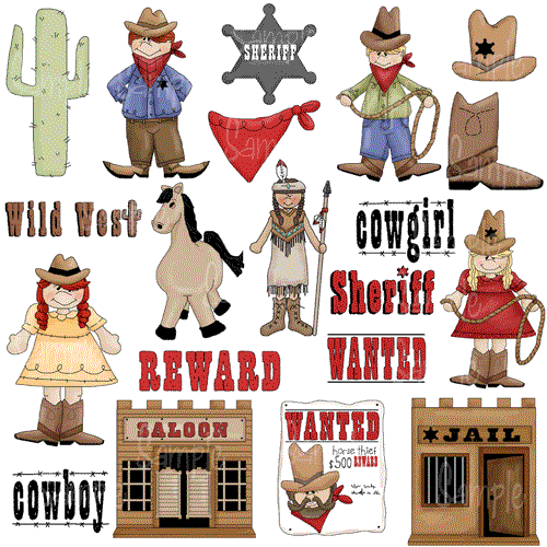 Old Western Free Clipart.
