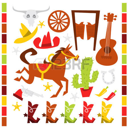 186 Western Theme Cliparts, Stock Vector And Royalty Free Western.
