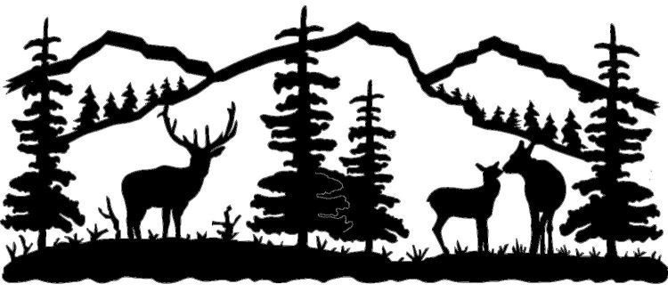 wildlife clip art silhouettes.