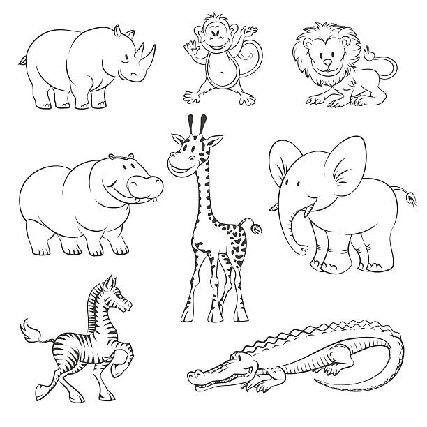 Wildlife Clipart Black And White 10 Free Cliparts Download Images On