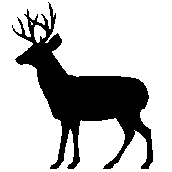 Deer Head Silhouette Clip Art.