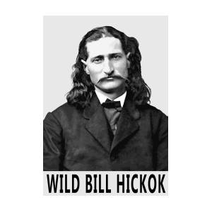Wild Bill Hickok Portrait.