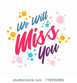 We will miss you clipart 2 » Clipart Station.