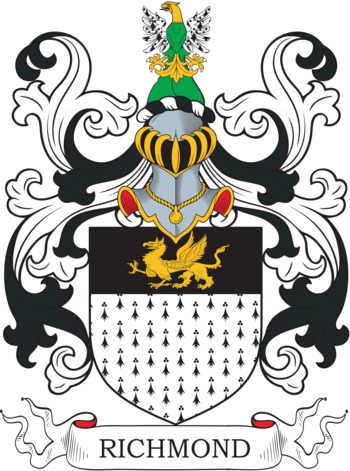 Richmond Coat of Arms Meanings and Family Crest Artwork : Search.