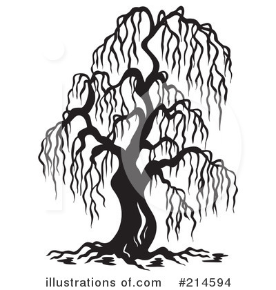Willow Tree Clipart #214594.
