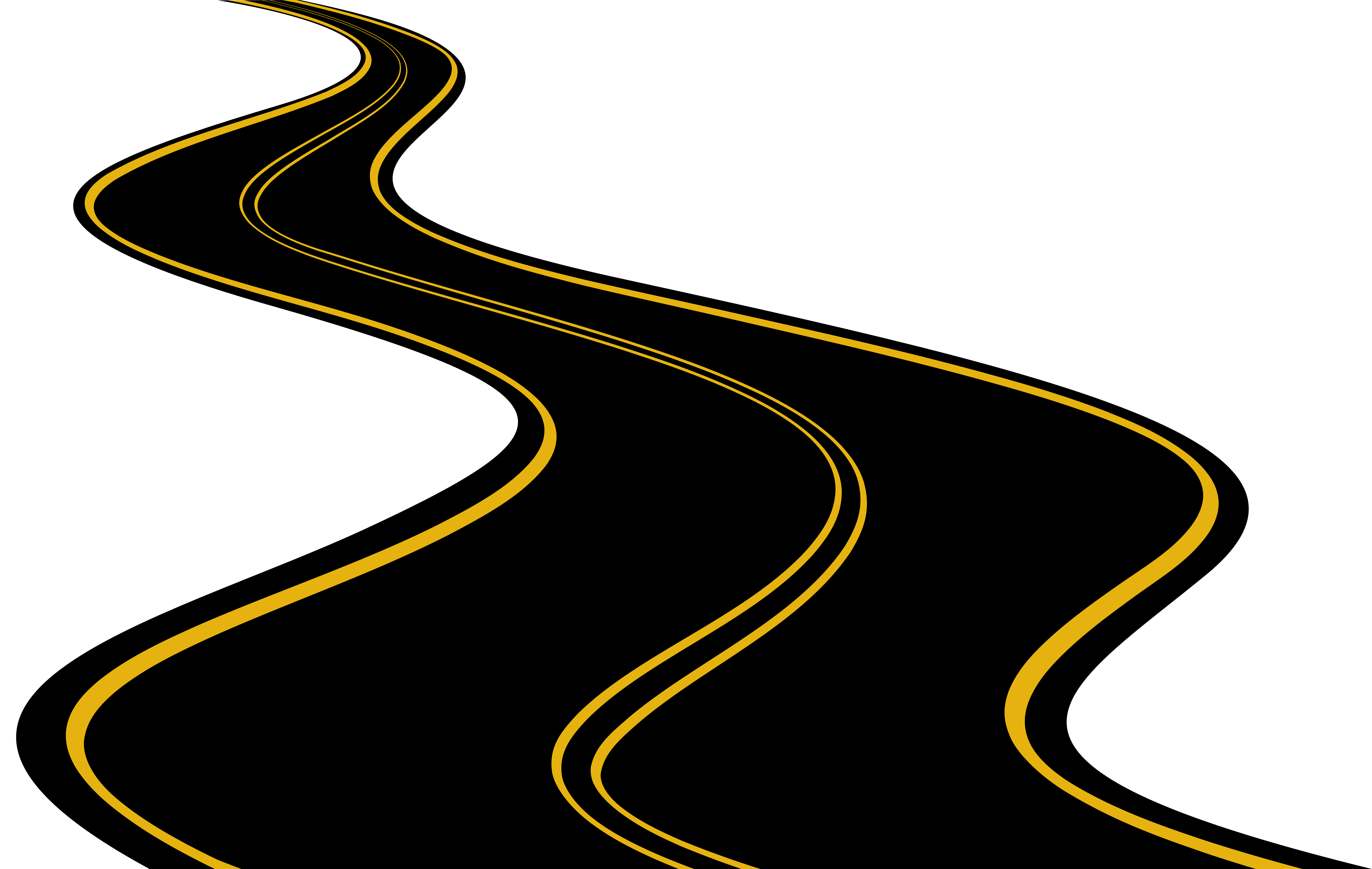 winding road png