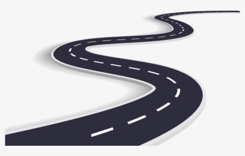 Free Winding Road Clip Art with No Background.