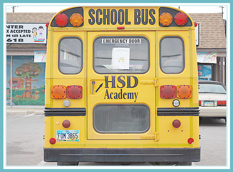 School Bus Cartoon clipart.