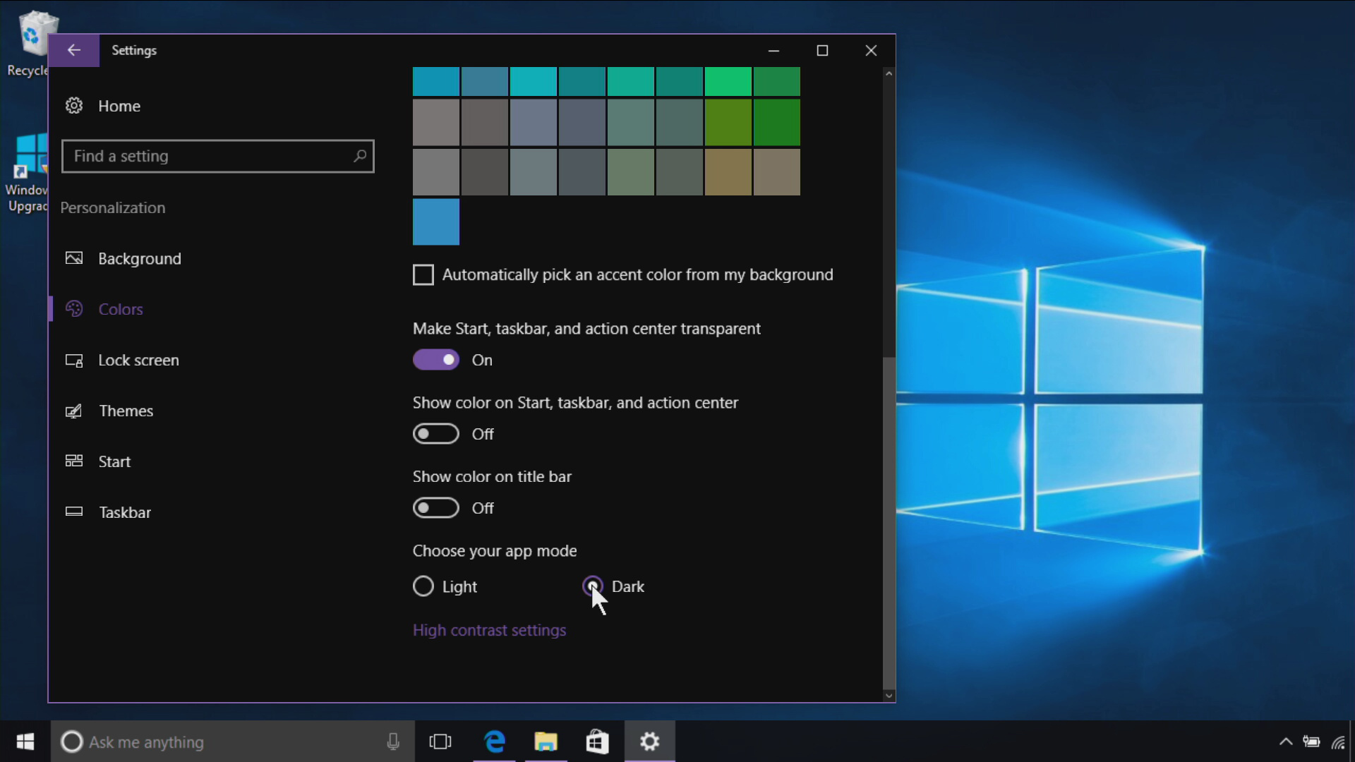 How to enable Windows 10's dark theme in the Anniversary Update.