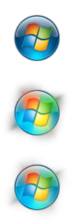 Windows 7 Start Button Images.