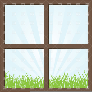 Square Window Clipart.