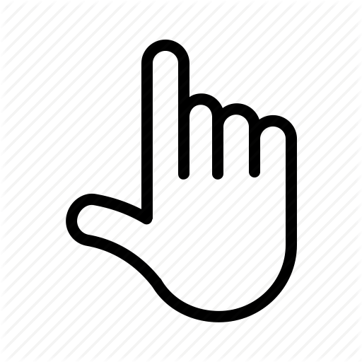 Middle Finger Cursor Transparent